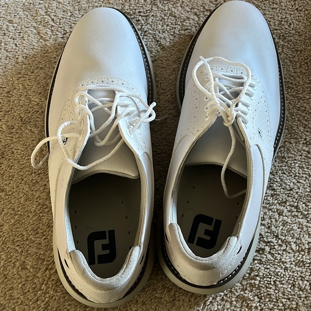 FootJoy gold shoes